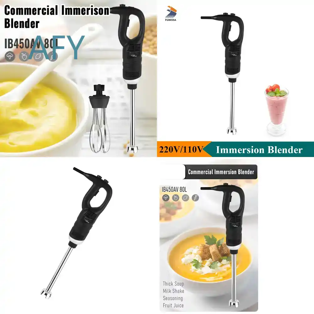 Baby Food Hand Blender - Handheld Immersion Blender Electric Mixing Rod