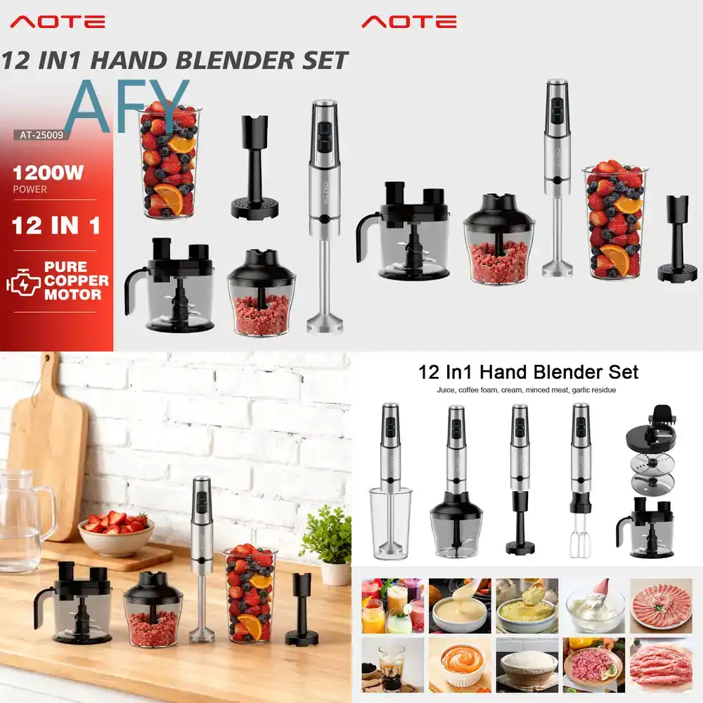 Baby Food Hand Blender - AOTE for EU Standard Handheld Immersion
