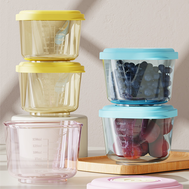 Baby Food Bowl - 6 Pcs Baby Food Storage Containers