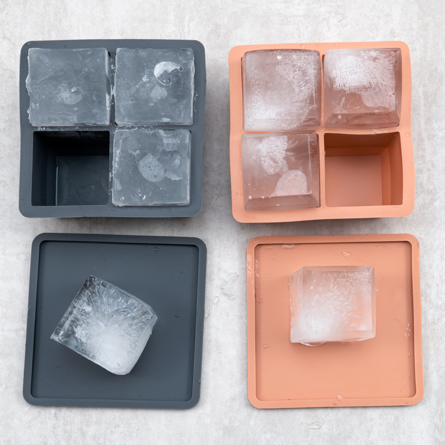 Baby Food Bowl - Food Grade Soft Silicone Square Ice