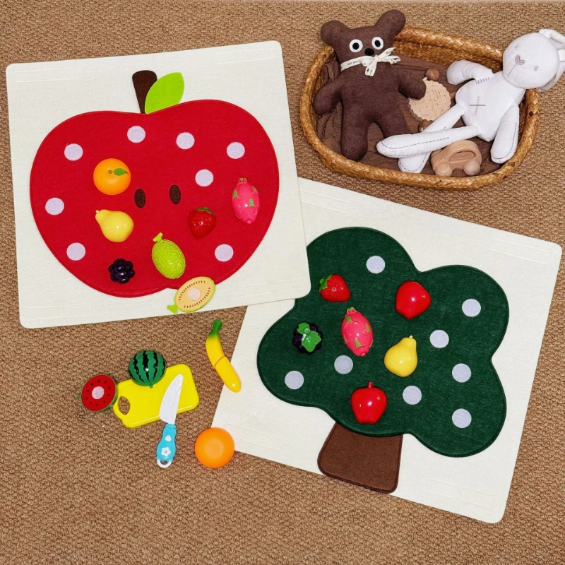 Baby Food Under 1 Year - Baby Felt Board Play Food Toys