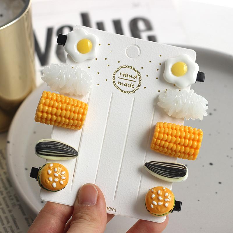 Baby Food Egg - 10Pcs Funny Novelty Hair Pin For