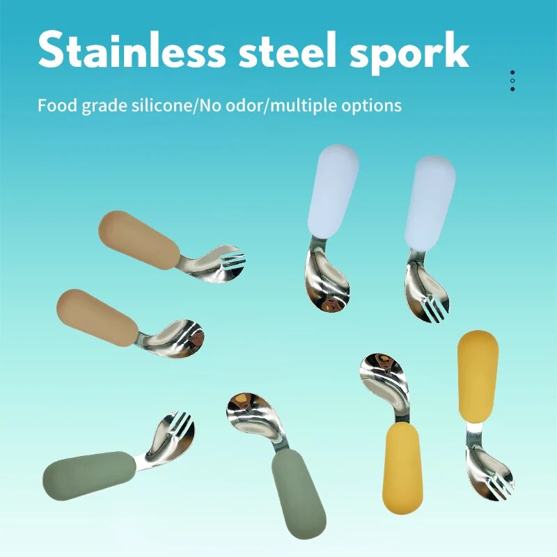 Baby Spoon Fork Set 316 Stainl - Baby Food Diet review and price