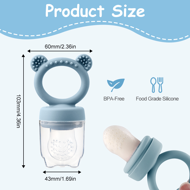 Silicone Bear Shaped Baby Frui - Baby Food Diet review and price
