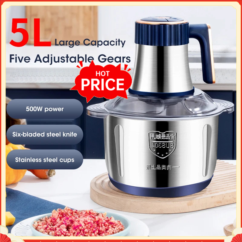 5L Electric Meat Grinders 304  - Baby Food Grinder review and price