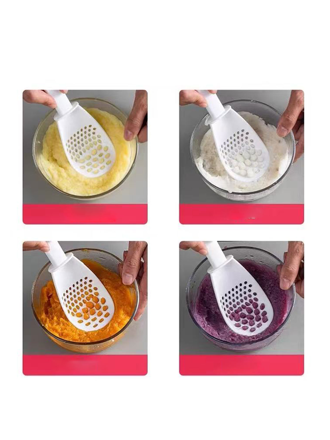 Multifunctional Cooking Spoon, - Baby Food Strainer review and price