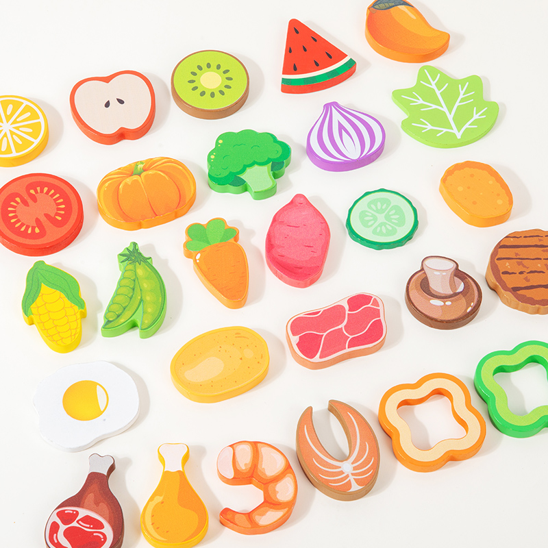 Wooden Simulation Salad Preten - Baby Food Under 1 Year review and price