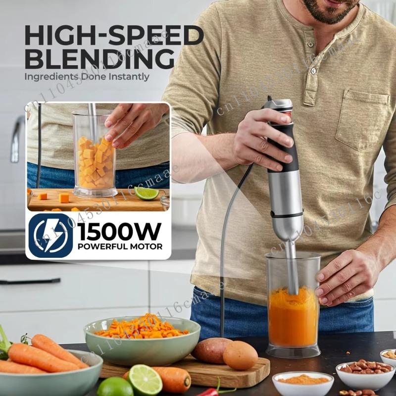 6-in-1  1200W Powerful Hand Bl - Baby Food Hand Blender review and price