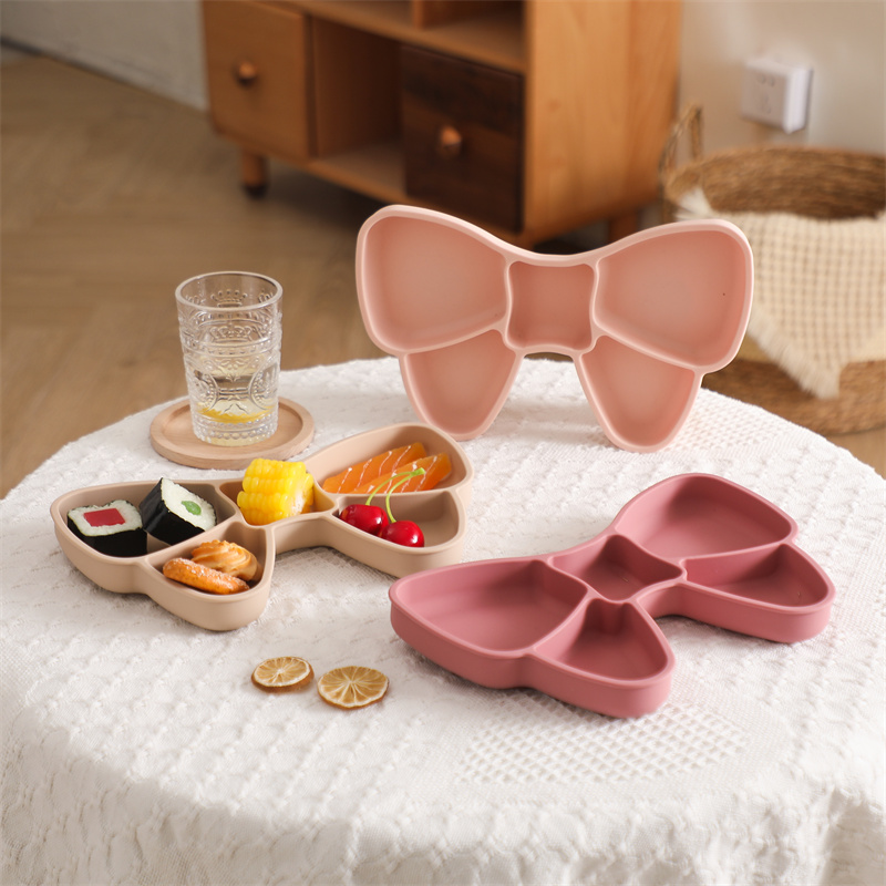 Baby Silicone Dining Plate Bow - Baby Food Universe review and price