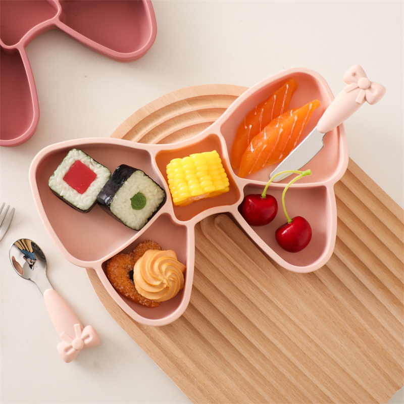 Baby Silicone Dining Plate Bow - Baby Food Universe review and price