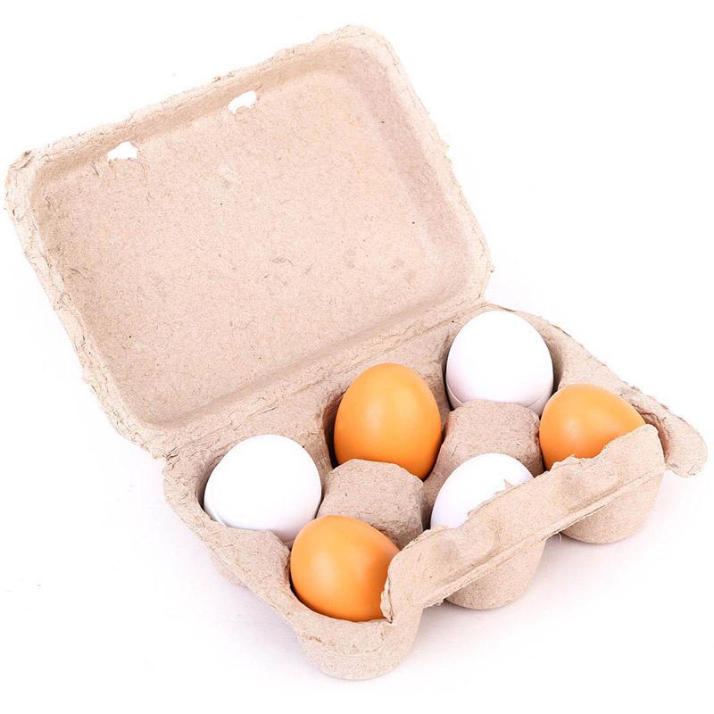 6Pcs Kitchen Wooden Artificial - Baby Food Egg review and price