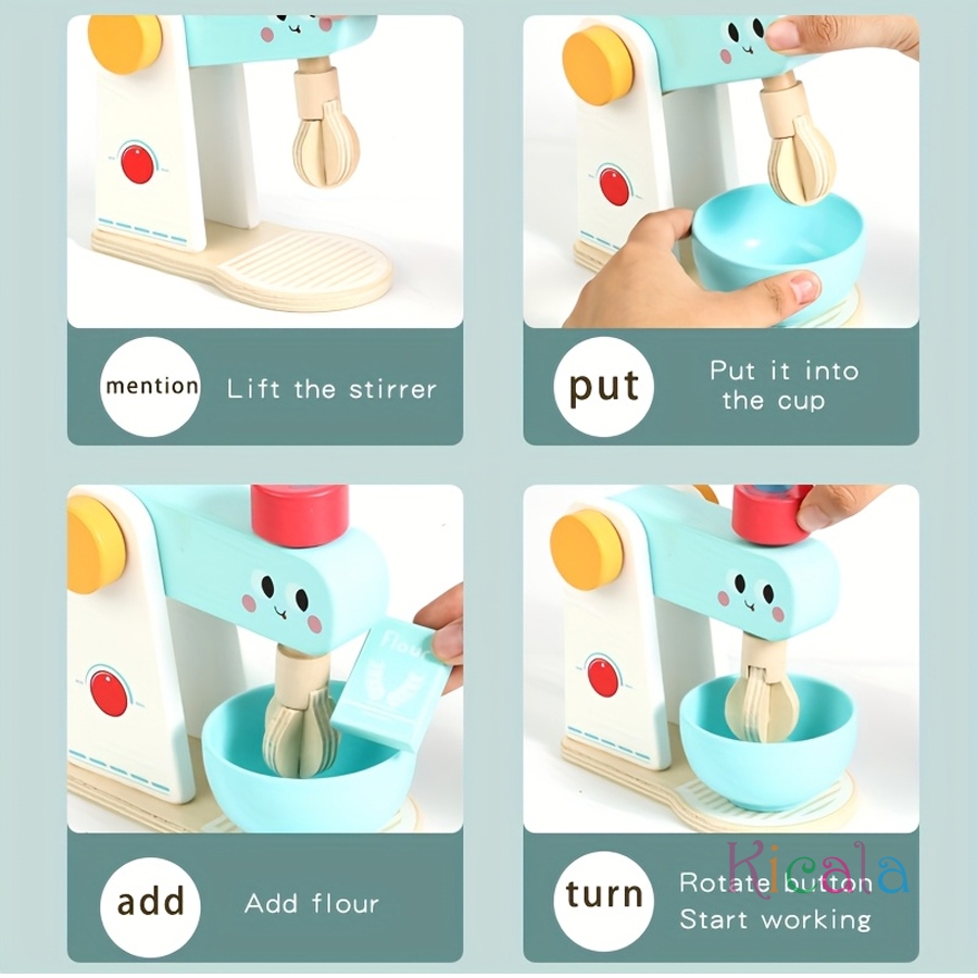 Wooden Kitchen Pretend Play To - Baby Food Under 1 Year review and price