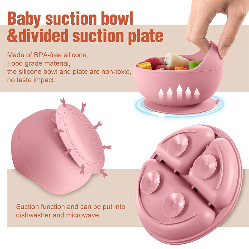 Children's silicone tableware  - Baby Food Bowl review and price