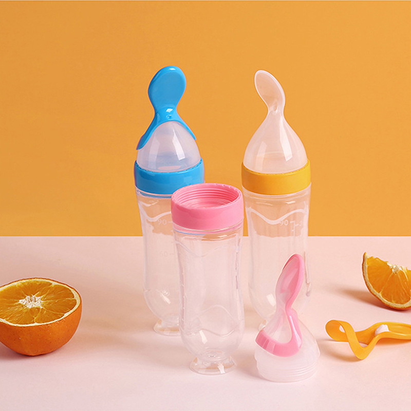 Squeezing Feeding Bottle Silic - Baby Food Diet review and price
