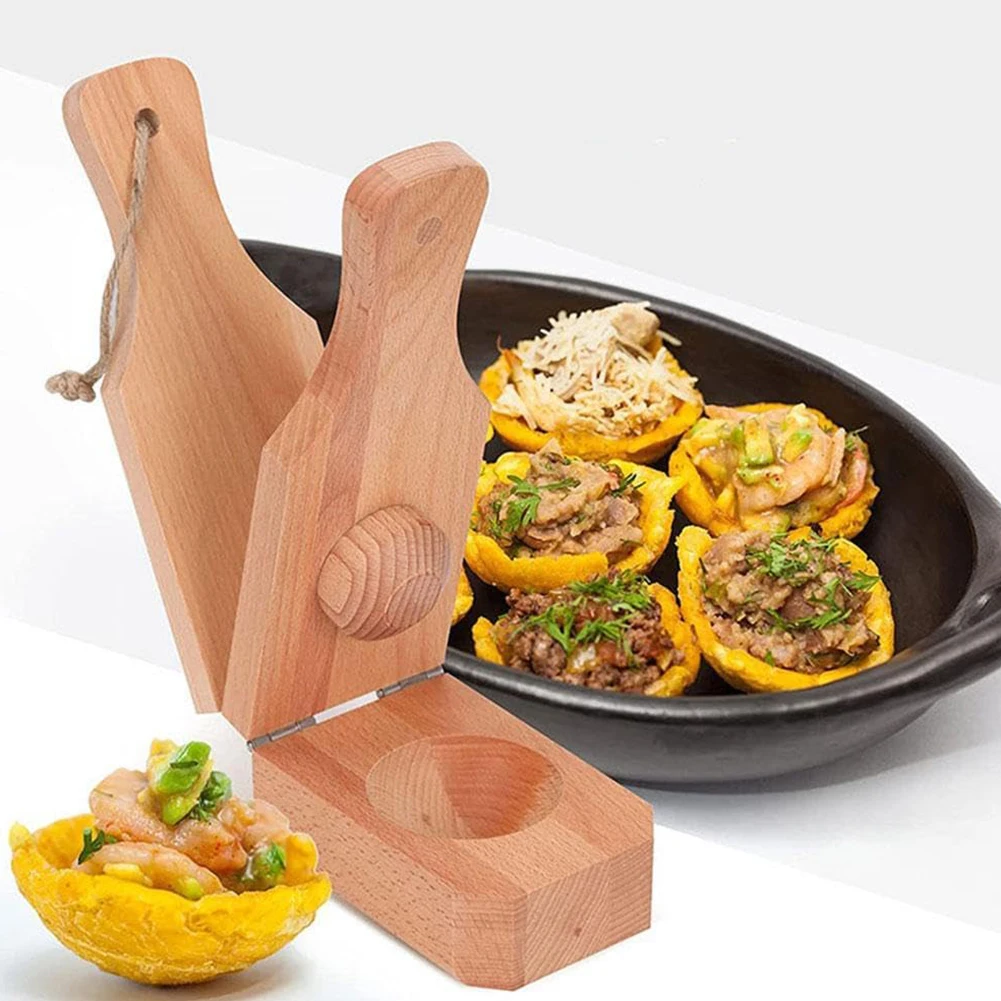 Wooden Plantain Press With Han - Baby Food Banana review and price