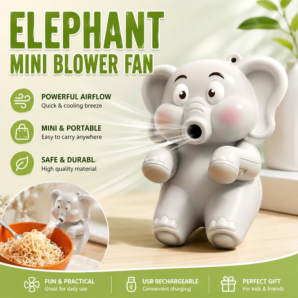 Mini Elephant Food Cooler Fan, - Baby Food Bowl review and price