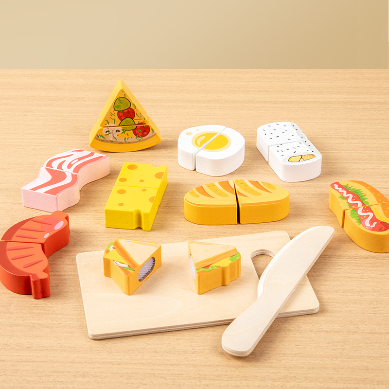 Wooden Kitchen Pretend Toy Sim - Baby Food Under 1 Year review and price