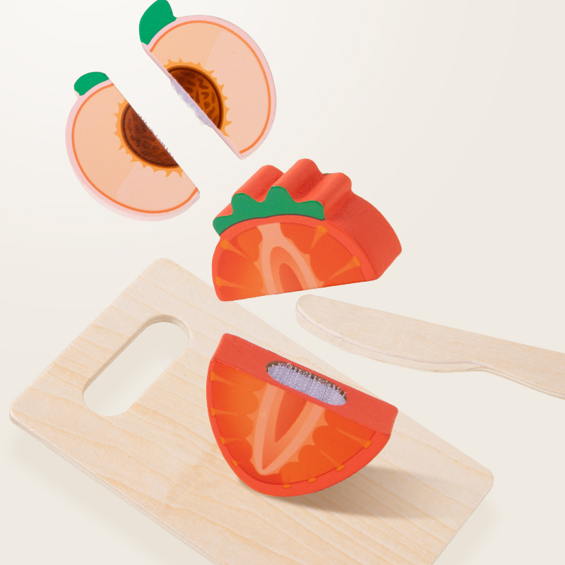Wooden Kitchen Pretend Toy Sim - Baby Food Under 1 Year review and price