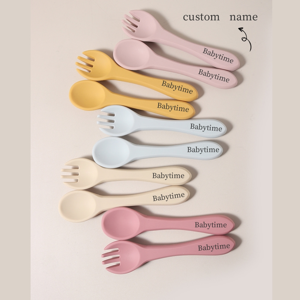 Custom Name 1 Pair Silicone Sp - Baby Food Diet review and price