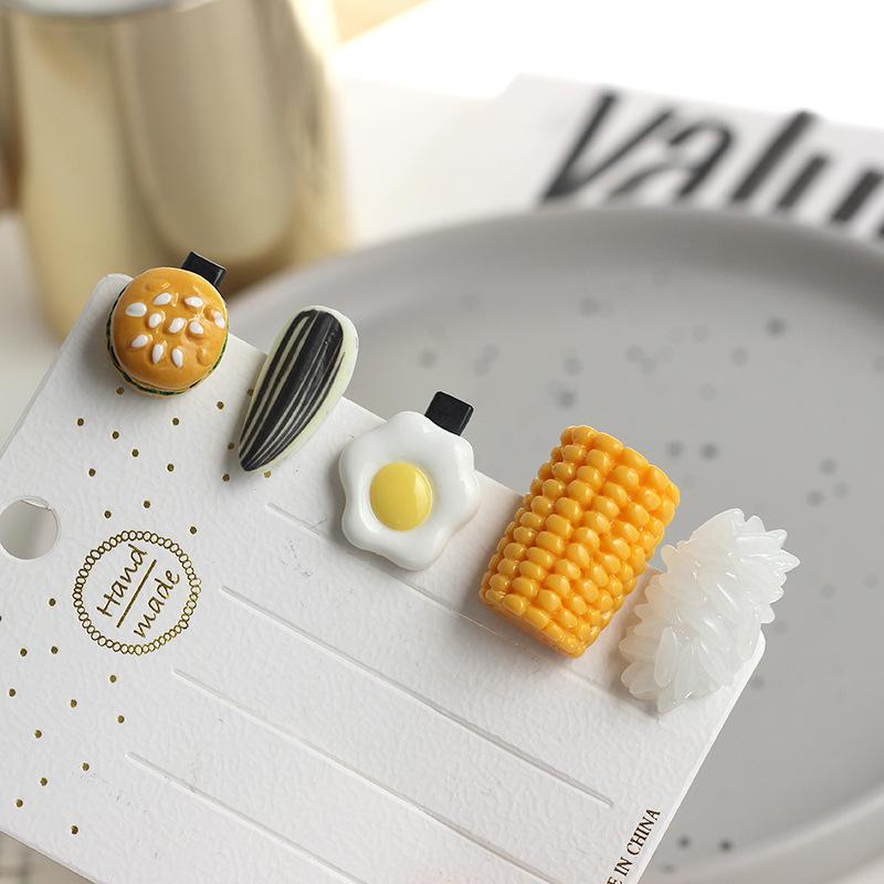 10Pcs Funny Novelty Hair Pin F - Baby Food Egg review and price