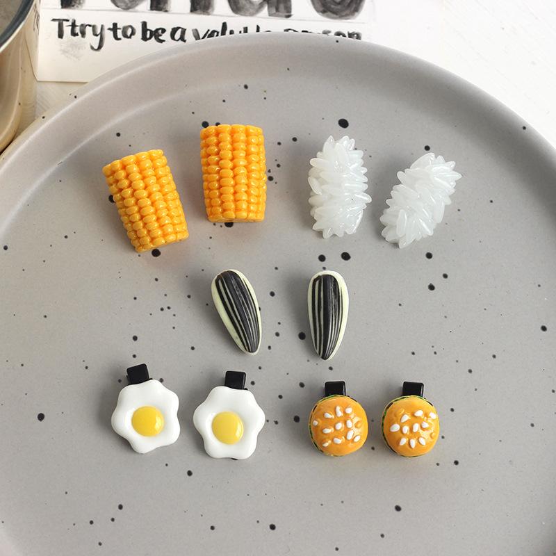 10Pcs Funny Novelty Hair Pin F - Baby Food Egg review and price