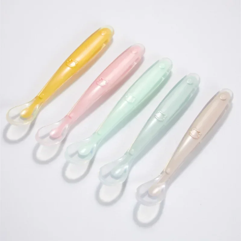 Soft Silicone Baby Spoon Toddl - Baby Food Diet review and price