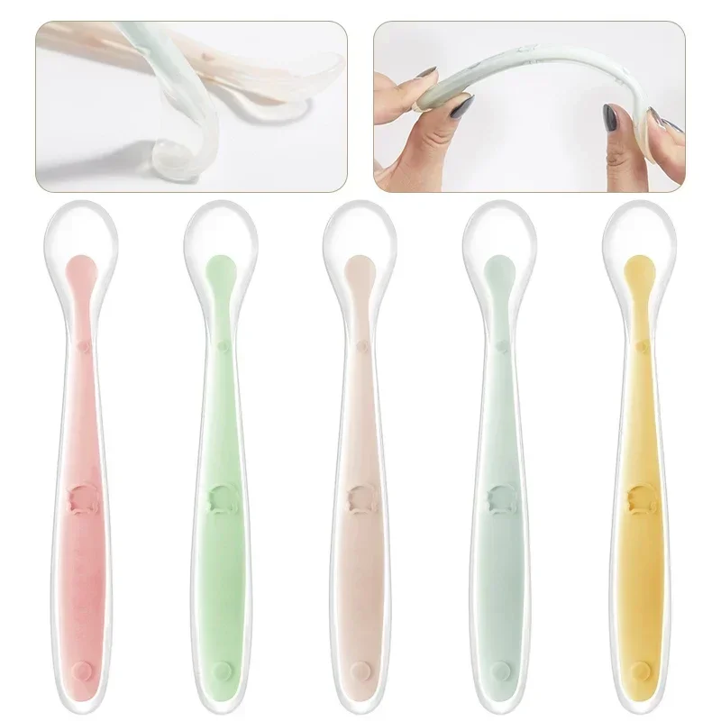 Soft Silicone Baby Spoon Toddl - Baby Food Diet review and price