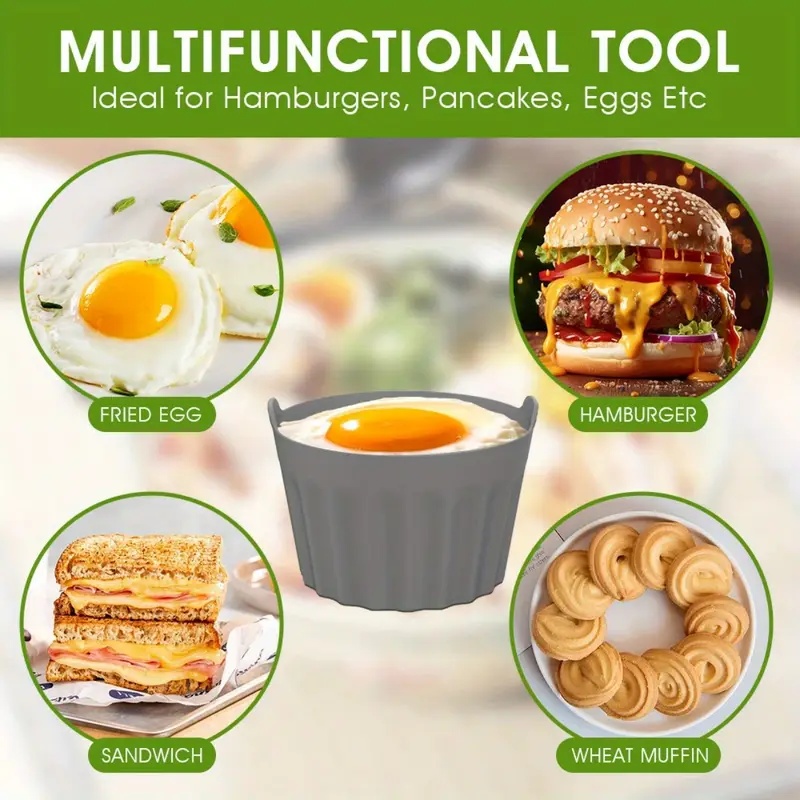 4Pcs Silicone Air Fryer Baking - Baby Food Egg review and price