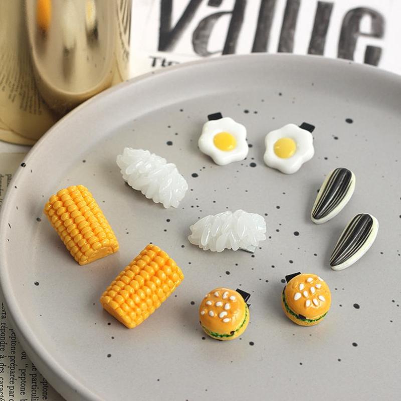 10Pcs Funny Novelty Hair Pin F - Baby Food Egg review and price